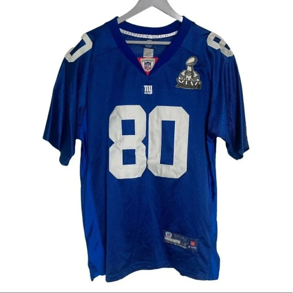 NFL Onfield Reebok New York Giants #80 Tony Cruz Super Bowl XLVI‎ size 48 - Picture 2 of 8
